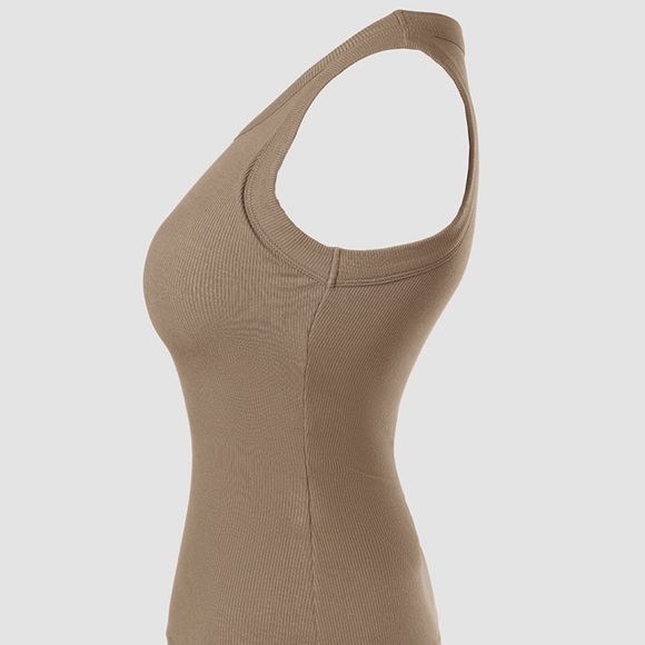 CHICME 2 Piece Tank Tops with Built in Bras Athletic Tank Tops - Picture 12 of 13